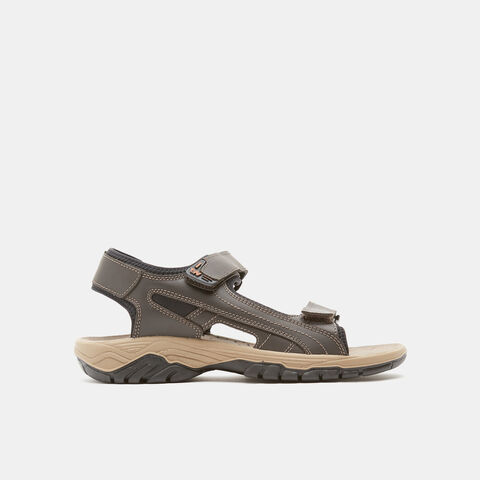 Sandalias deportivas de hombre Weinbrenner en piel, Marrón Sandalias deportivas de hombre Weinbrenner en piel, Marrón